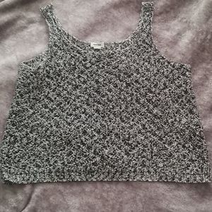 Garage knitted crop top